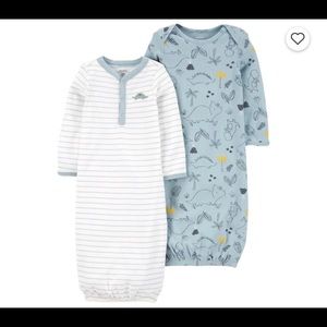 2 Carter’s Sleeper Gowns